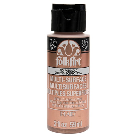 Folkart FolkArt Metallic Rose Gold Hobby Paint 2 oz 6304
